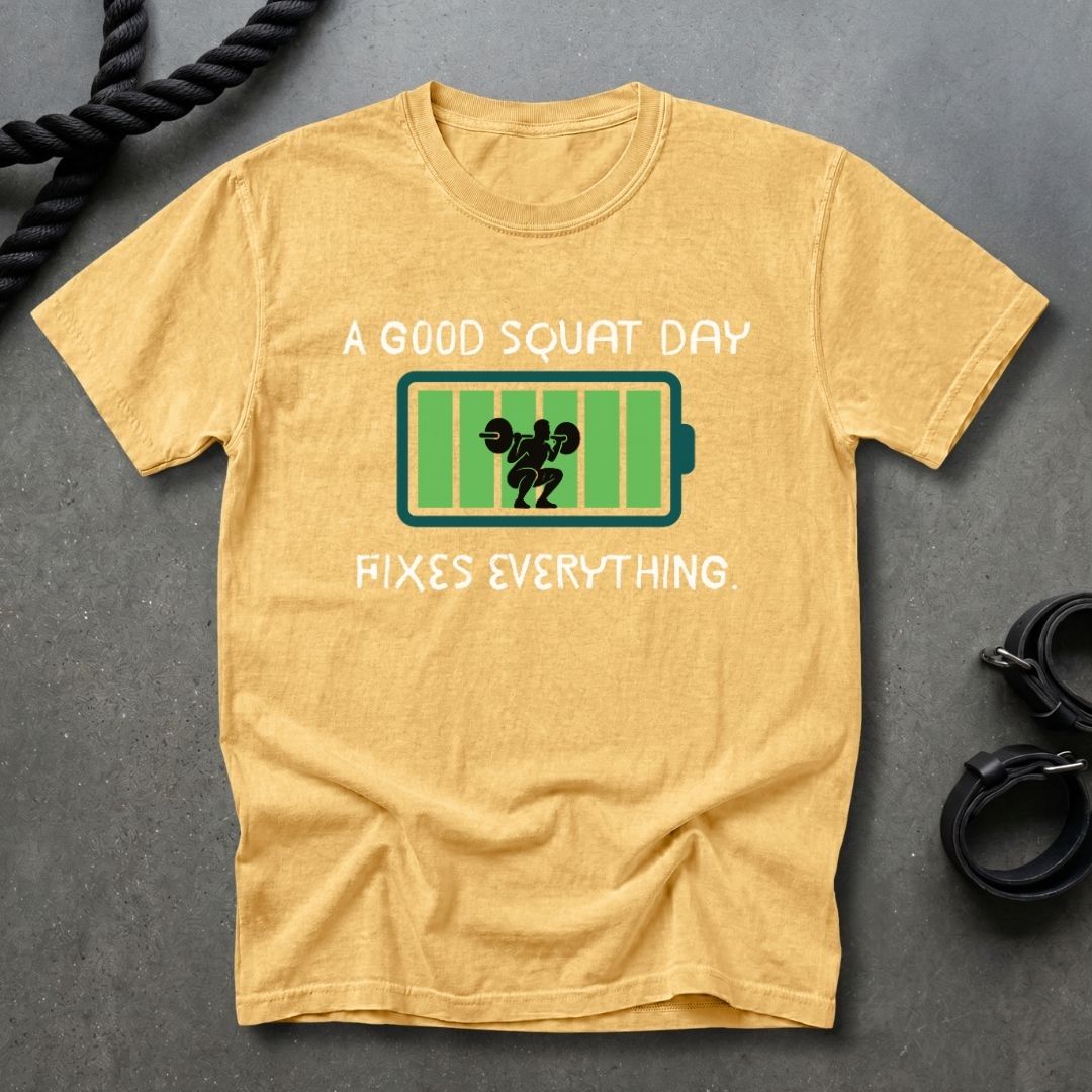 Squat Day Fixes Everything T-shirt