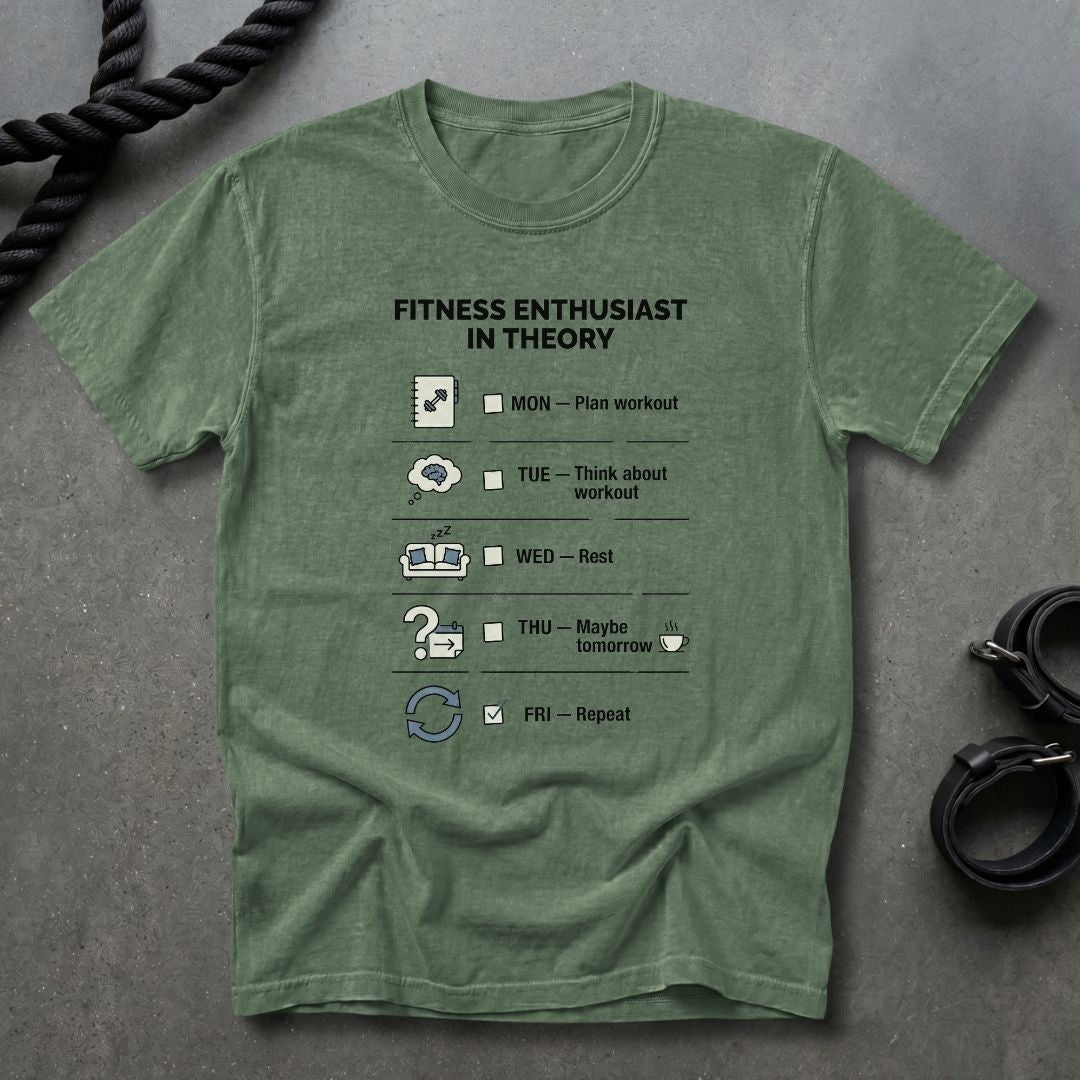 Fitness Enthusiast In Theory T-shirt