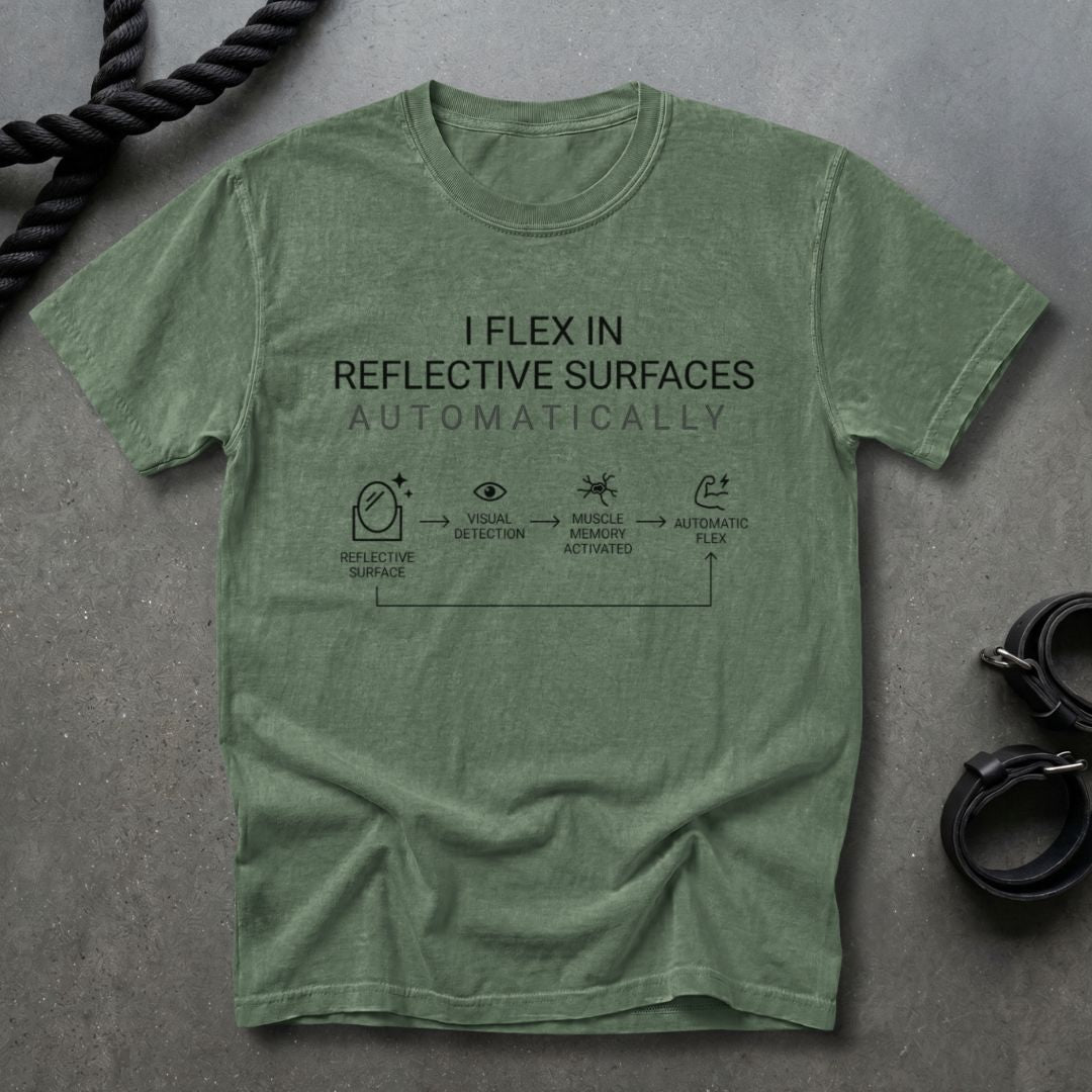 Flex In Reflective Surfaces T-shirt
