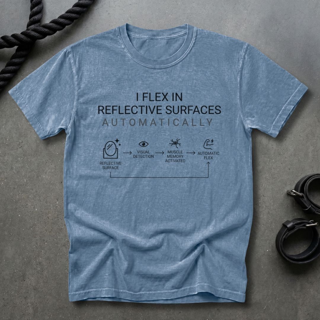 Flex In Reflective Surfaces T-shirt