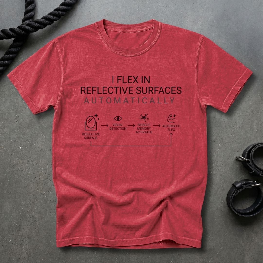 Flex In Reflective Surfaces T-shirt