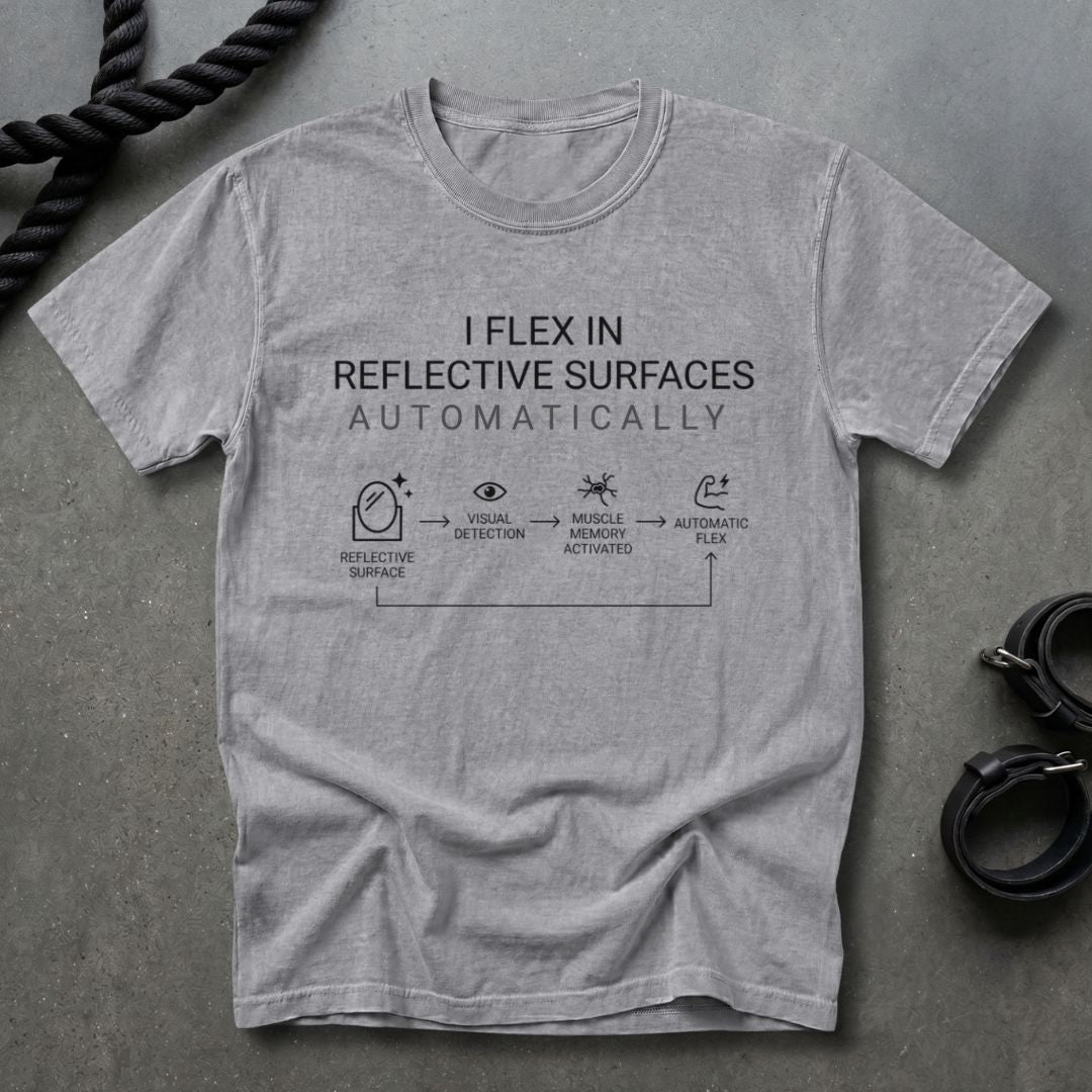 Flex In Reflective Surfaces T-shirt