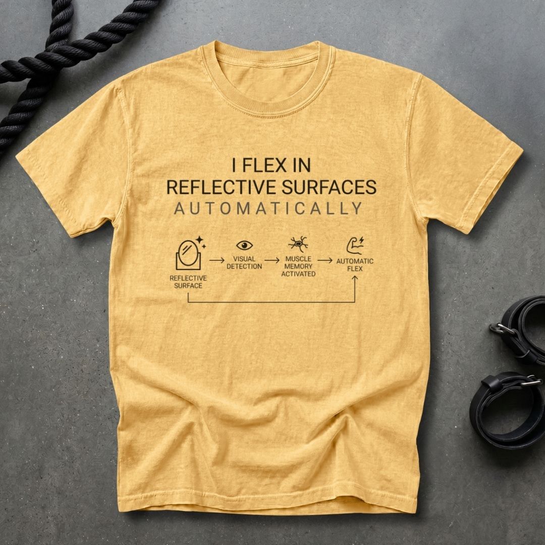 Flex In Reflective Surfaces T-shirt