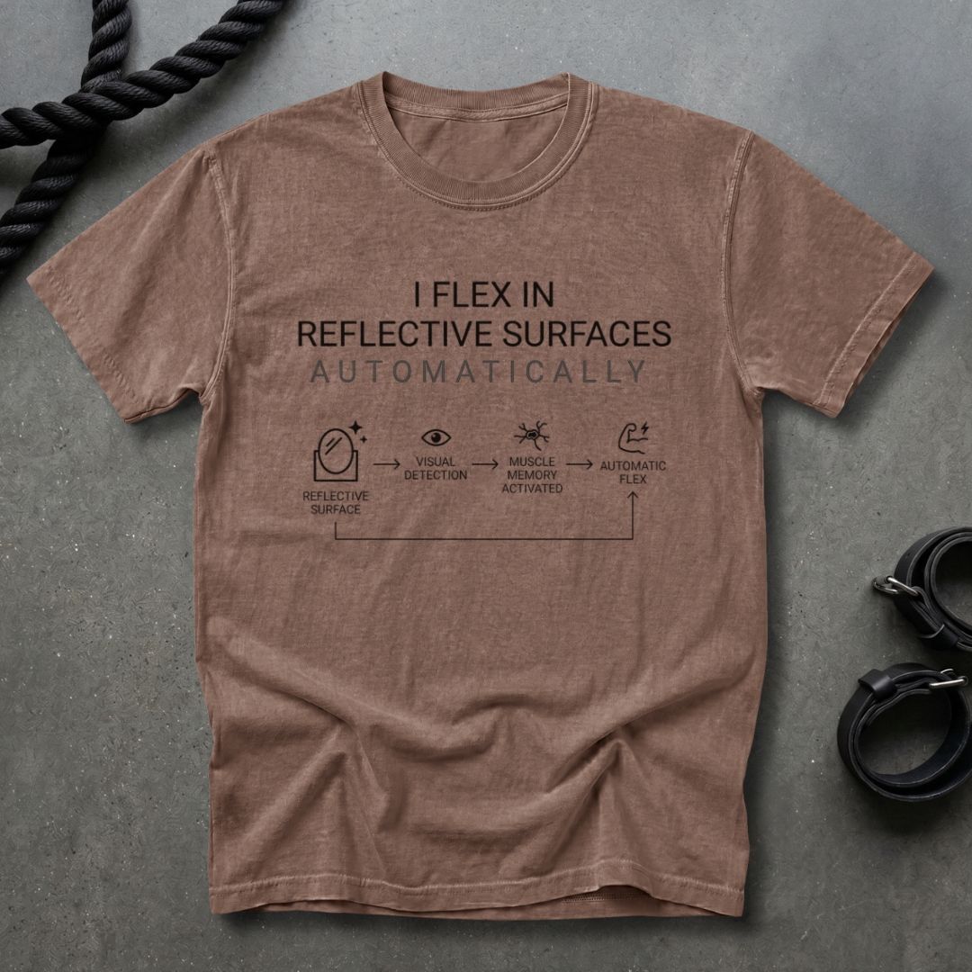 Flex In Reflective Surfaces T-shirt