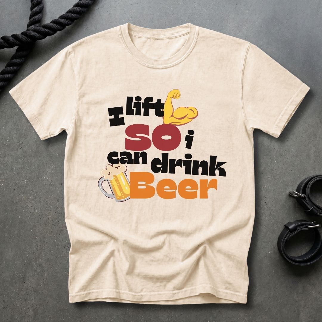 Lift To Drink Beer T-shirt