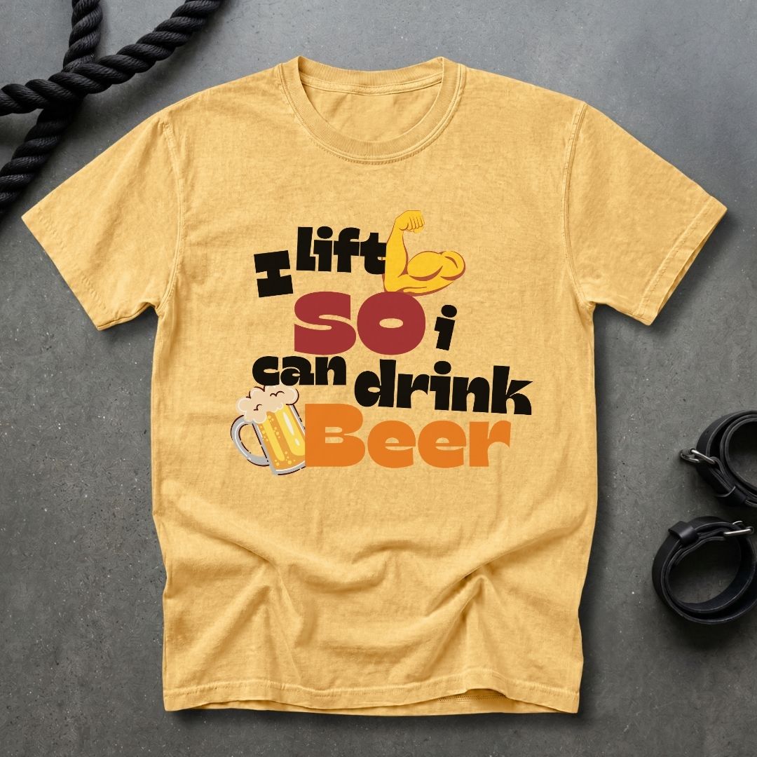 Lift To Drink Beer T-shirt