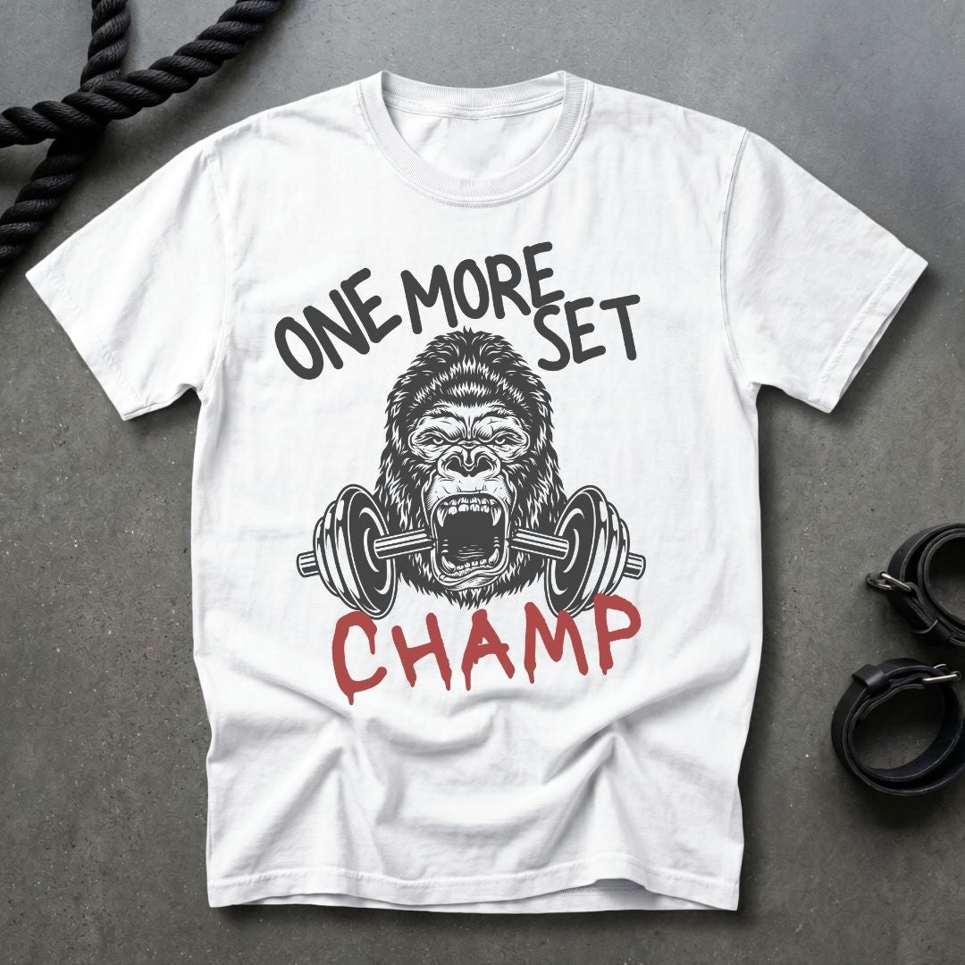 One More Set Champ T-shirt